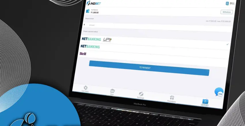 Indibet Payment Methods
